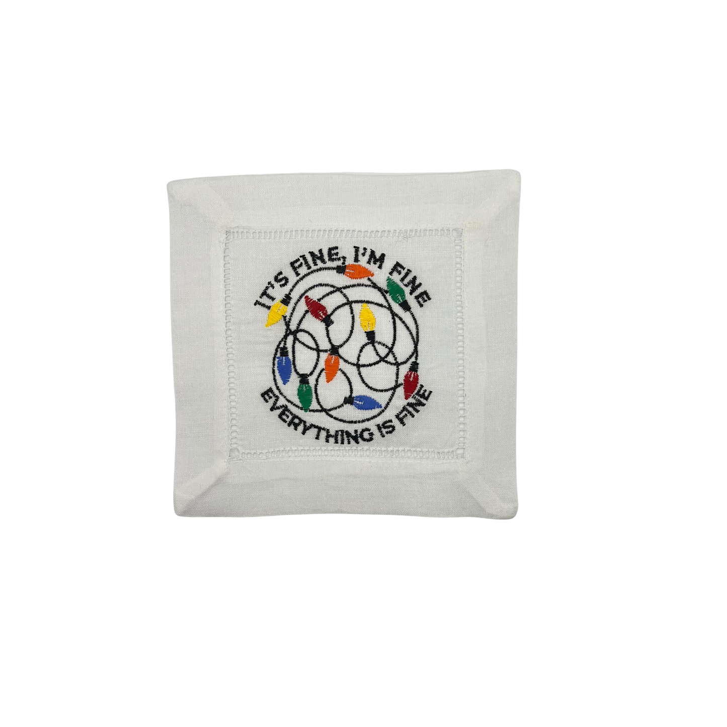 It's Fine, I'm Fine Cocktail Napkins - Set of 4