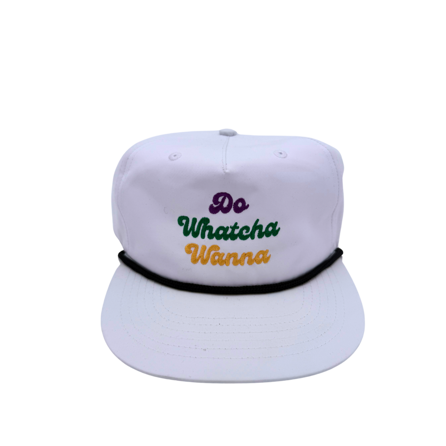 Do Whatcha Wanna Flat Brim Hat