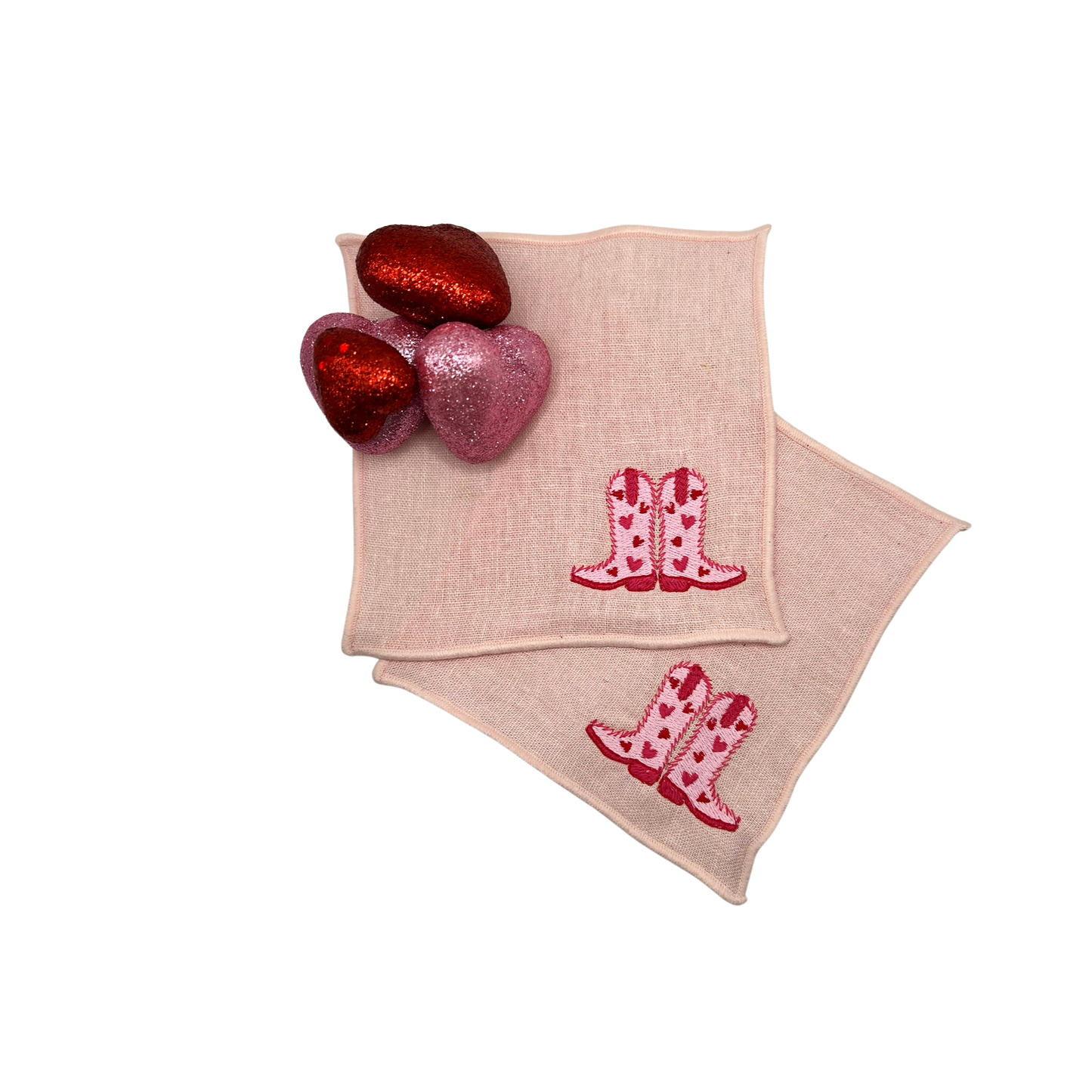 Heart Cowboy Boots - ATELIER SAUCIER - Set of 4