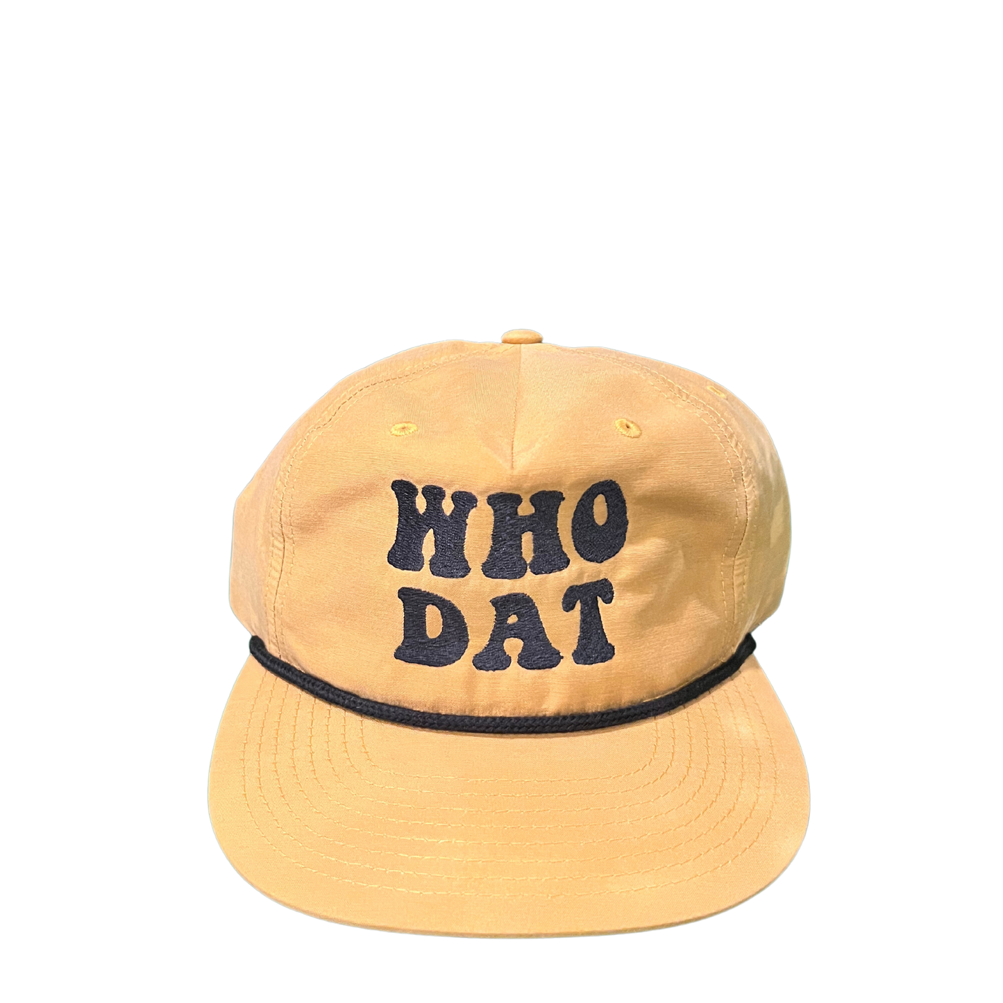Who Dat Flat Brim Hat