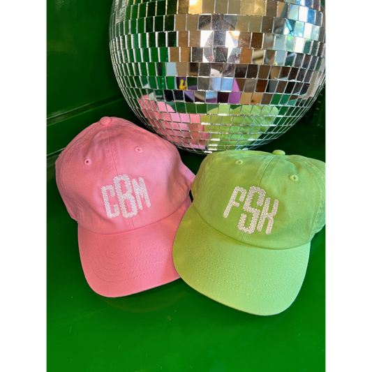 Scallop Monogram Toddler Cap