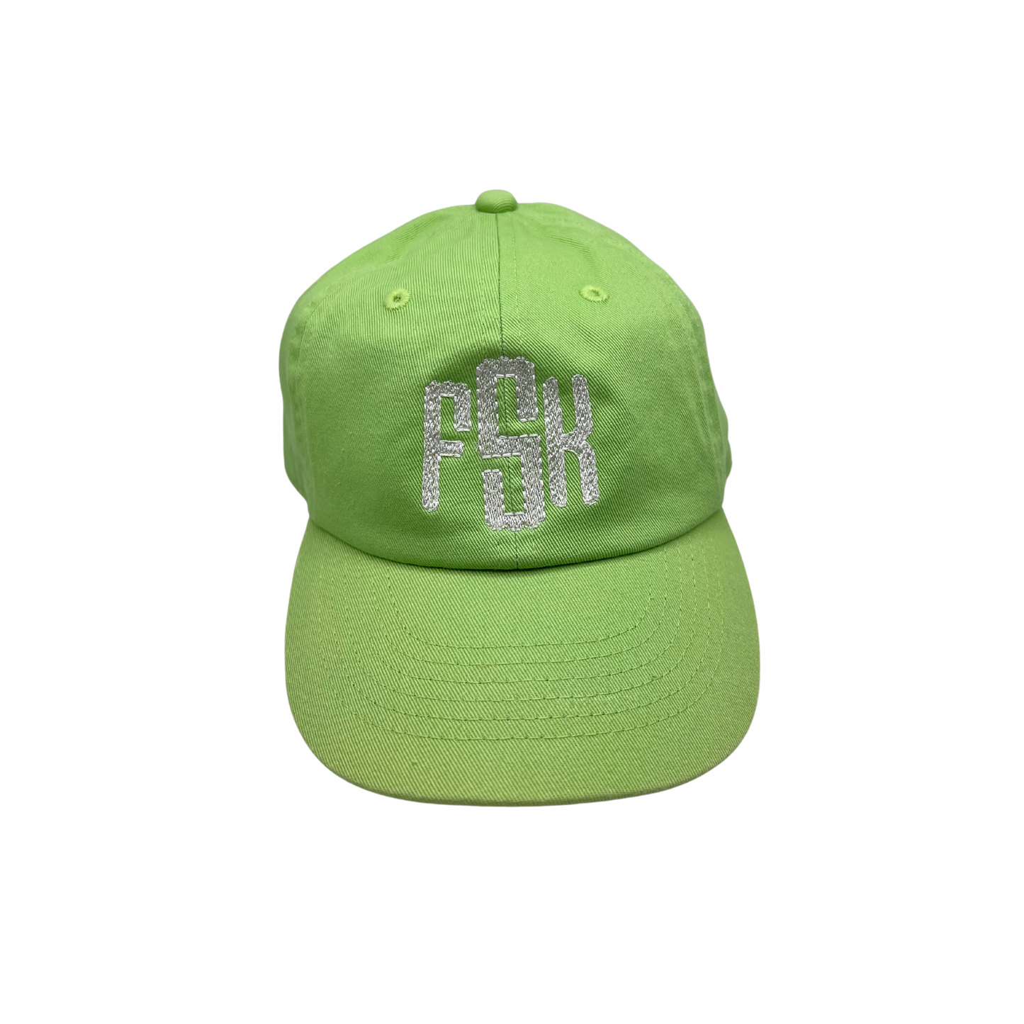 Scallop Monogram Toddler Cap