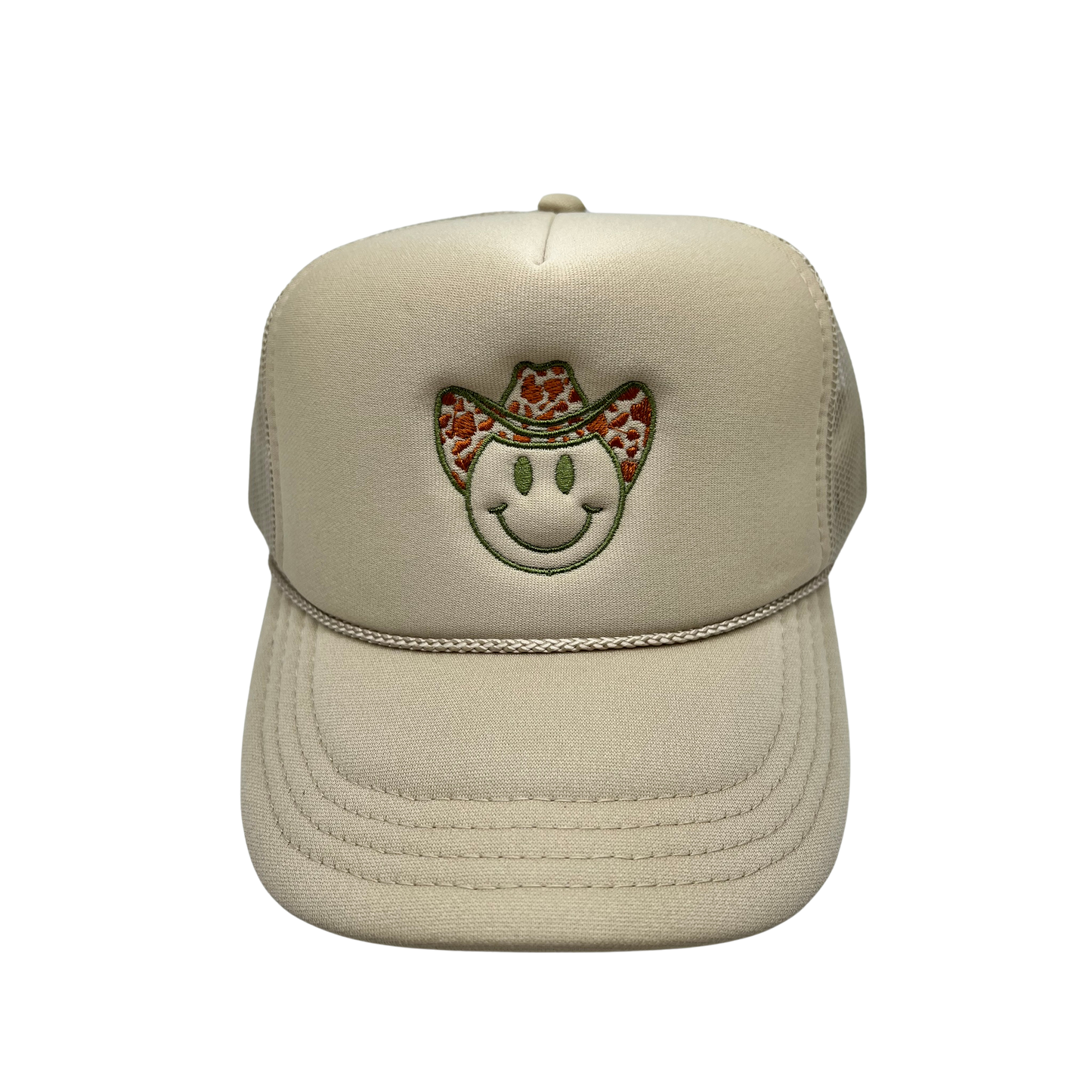 Cowboy Smiley - Toddler Trucker hat
