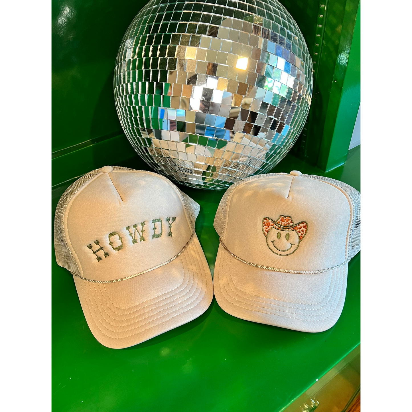 Cowboy Smiley - Toddler Trucker hat