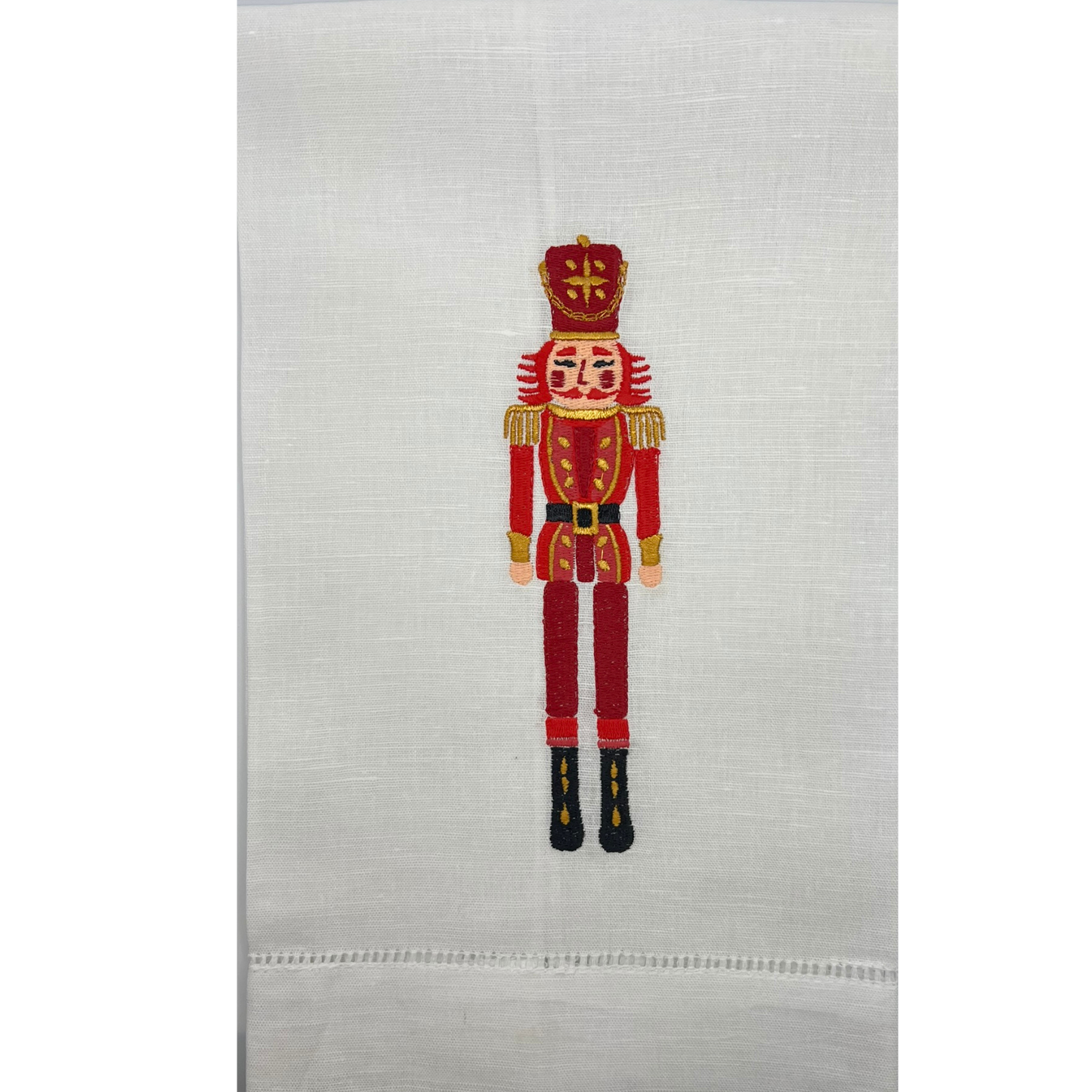 Nutcracker Linen Guest Towel