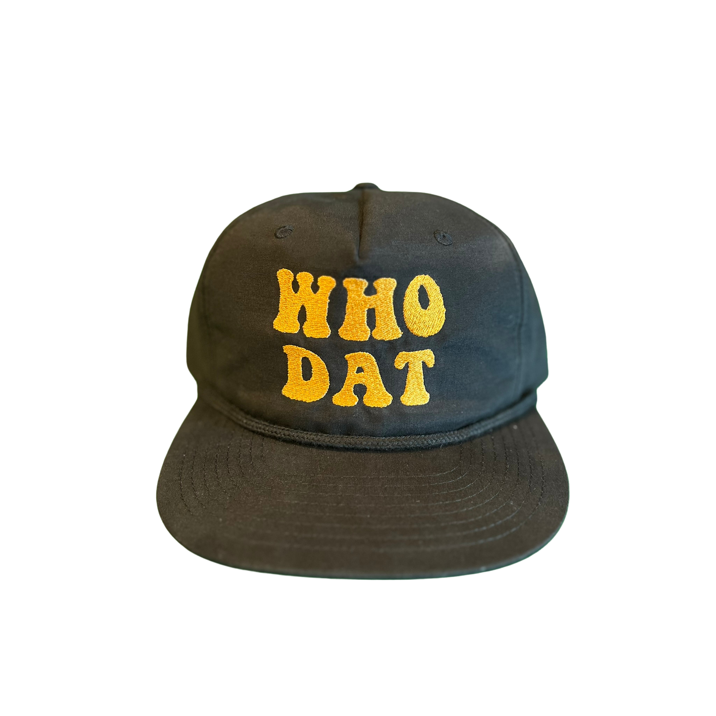 Who Dat Flat Brim Hat
