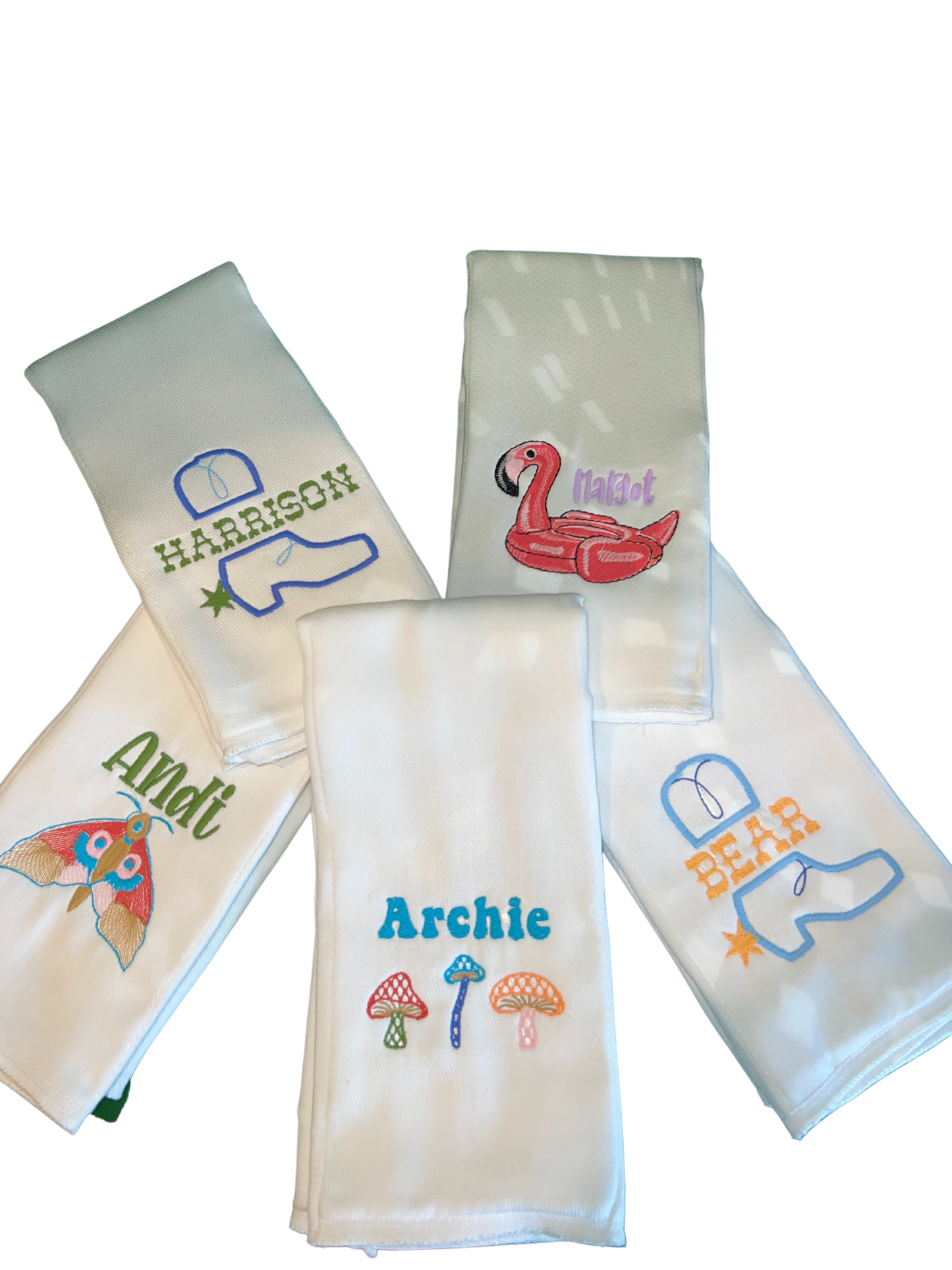 Custom Burp Cloth