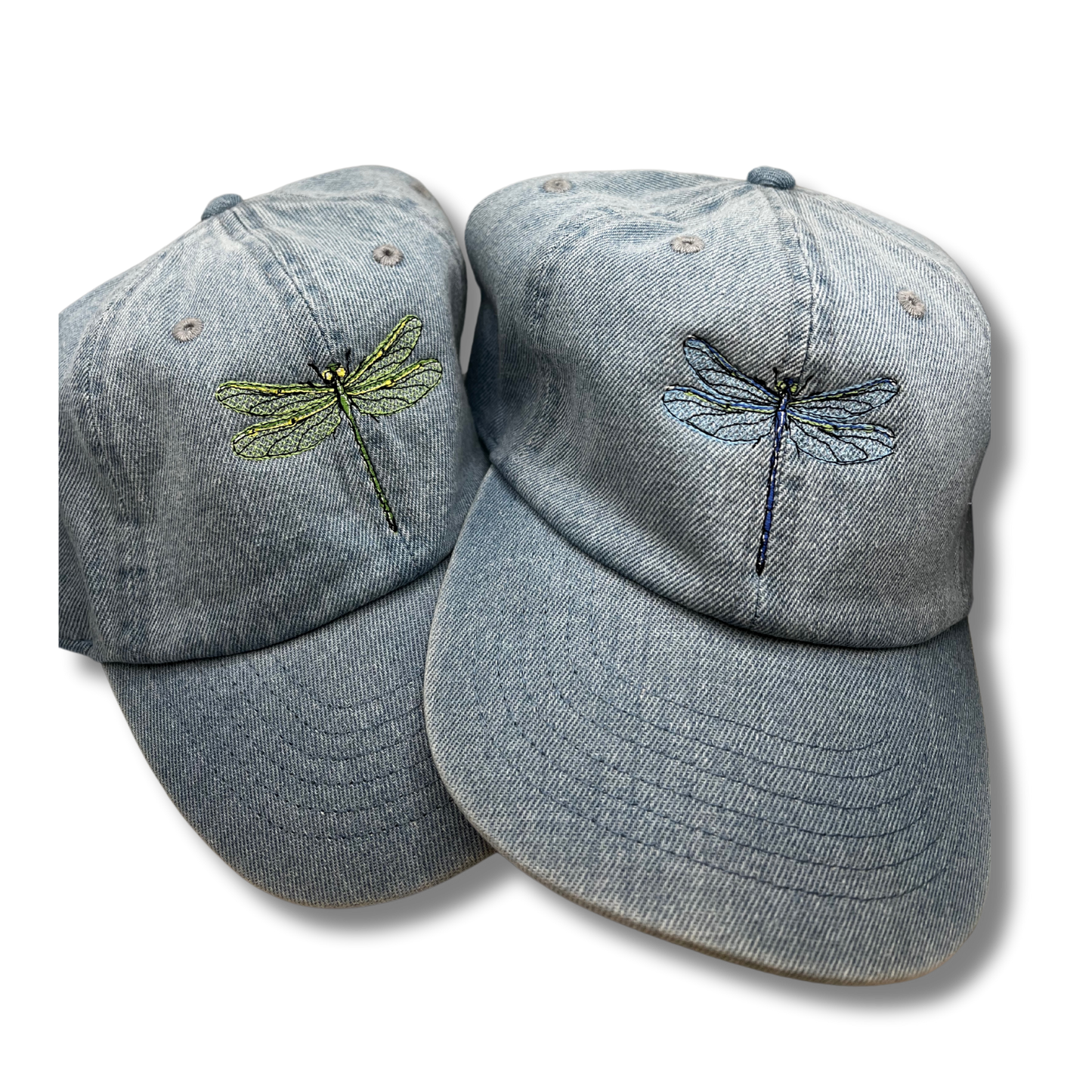Toddler Denim Dragonfly Cap