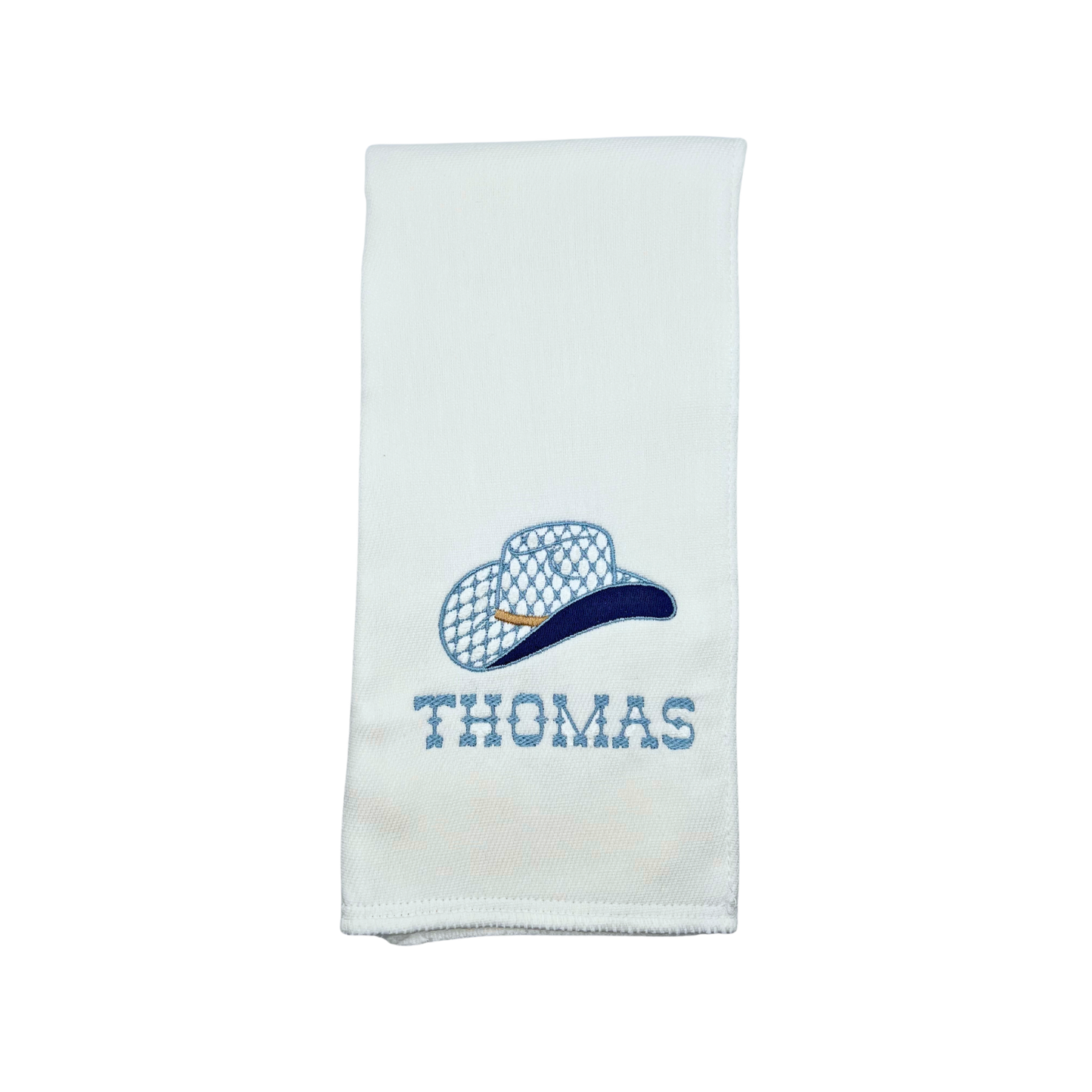 Cowboy Hat Burp Cloth