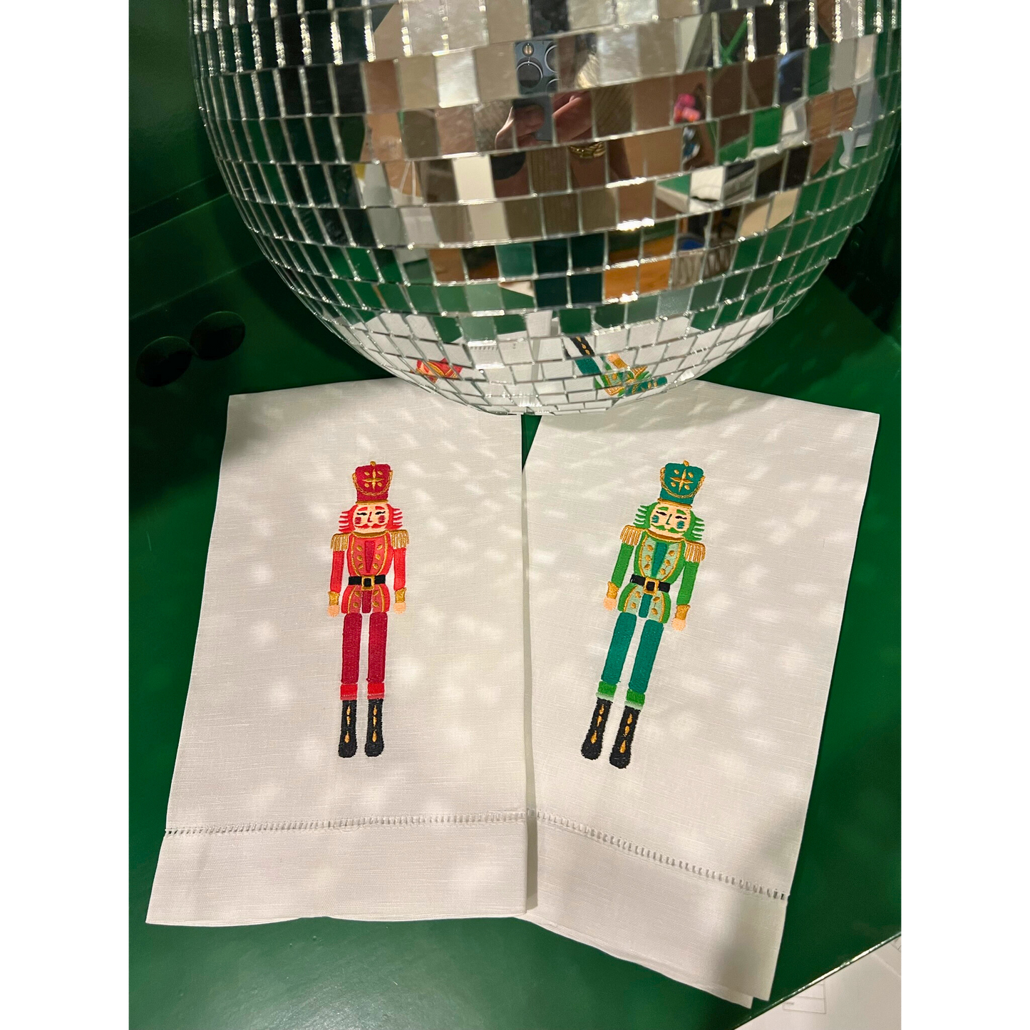 Nutcracker Linen Guest Towel